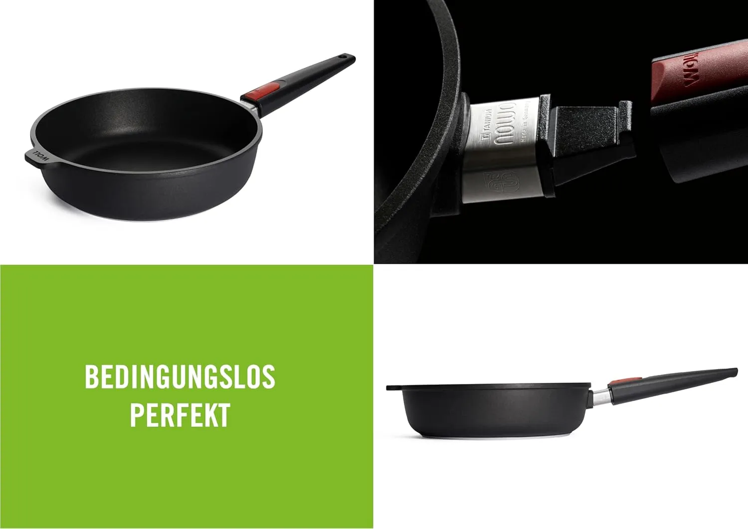 Woll Nowo 26 cm Saute Pan with Detachable Handle