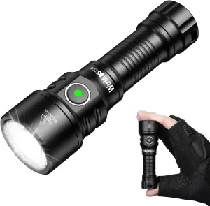 Wurkkos TS15 Mini AA Flashlight 900 Lumen, LED Rechargeable Flashlight with 228m Beam Distance, Compatible with AA Batteries, Compact & Bright Pocket Flashlight for Camping, Hiking, Emergency