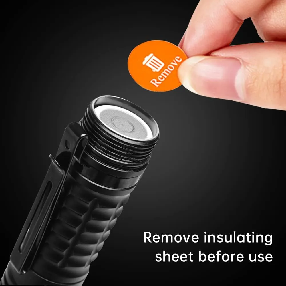 Wurkkos TS22 Mini EDC Flashlight Rechargeable - LED Flashlight Super Bright 4500 High Lumens with Magnetic Tailcap IP68 Waterproof Light Regulated Output for Camping Walking Emergency