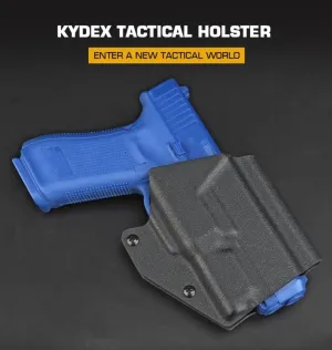 X.C1 Flashlight Tactical Quick-Draw Holster K.ydex Material for G1ock 17/19/19X/45 Outdoor Hunting CS Airsoft Game Holster