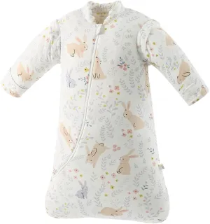 XIFAMNIY Baby Wearable Blanket Toddler Kids Sleeping Bag Detachable Long Sleeve Swaddle 0-5T……