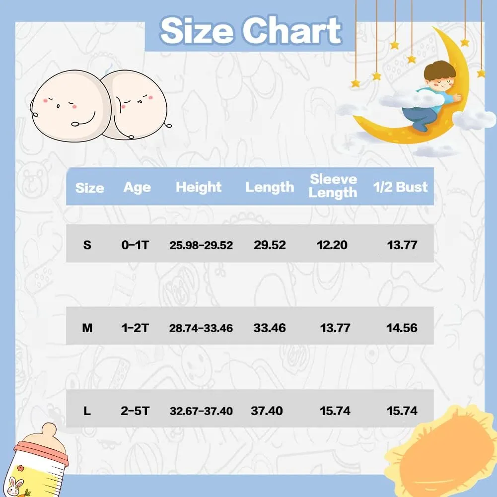 XIFAMNIY Baby Wearable Blanket Toddler Kids Sleeping Bag Detachable Long Sleeve Swaddle 0-5T……