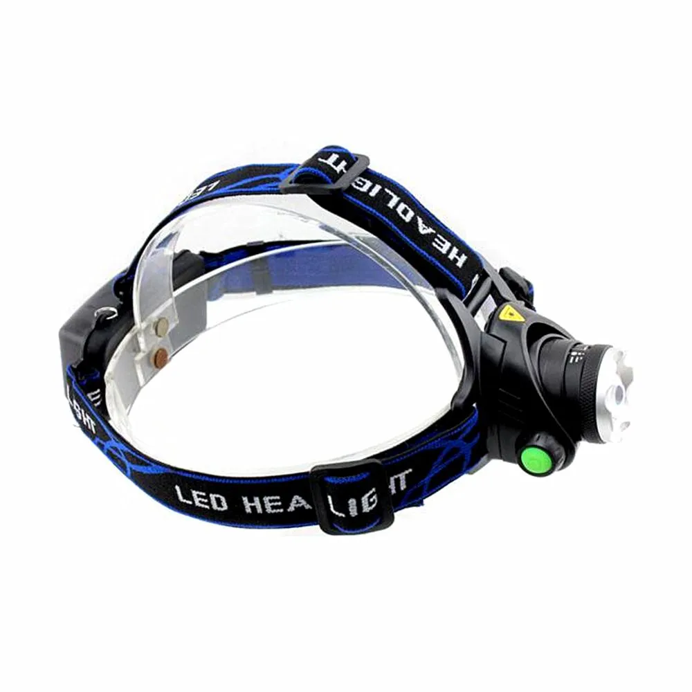 XML Q5 T6 L2 LED Headlamp Flashlight 3 Mode Headlight Zoomable LED Head Lamp Torch Light Use 18650 Battery For Outdoor Hunting