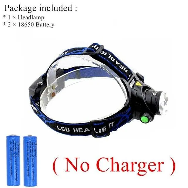 XML Q5 T6 L2 LED Headlamp Flashlight 3 Mode Headlight Zoomable LED Head Lamp Torch Light Use 18650 Battery For Outdoor Hunting