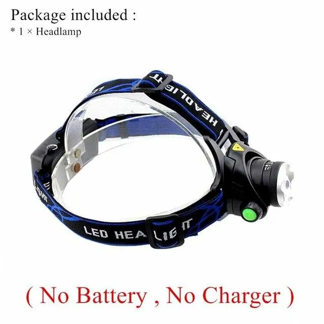 XML Q5 T6 L2 LED Headlamp Flashlight 3 Mode Headlight Zoomable LED Head Lamp Torch Light Use 18650 Battery For Outdoor Hunting