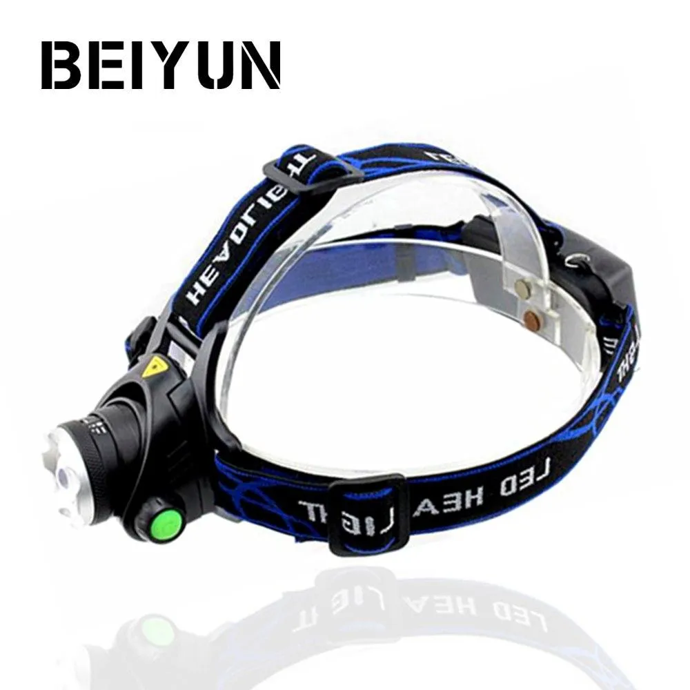 XML Q5 T6 L2 LED Headlamp Flashlight 3 Mode Headlight Zoomable LED Head Lamp Torch Light Use 18650 Battery For Outdoor Hunting