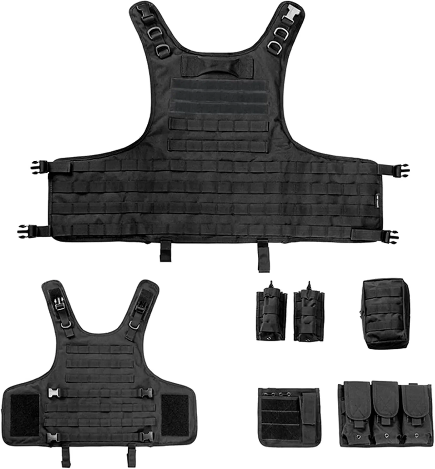 YAKEDA Adjustable Tactical Airsoft Training Vest | Camping, Fishing, Hunting,Gift for Halloween and New Year