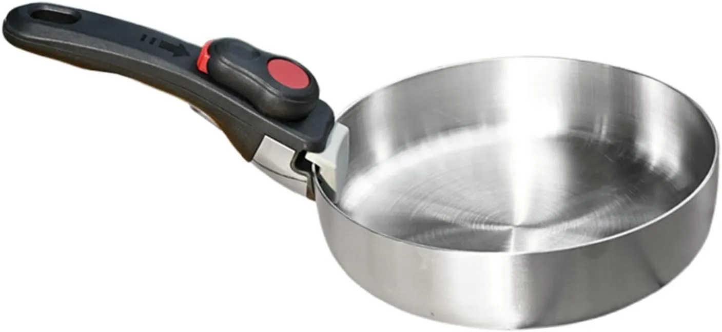Yiju Camp Cookware Camping Frying Pan Portable Lightweight Camping Skillet Camp Cooking Supplies for Camping Picnic Backpacking