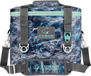 Yukon Outfitters 30 Can Tech Cooler Bag, 54-Liter Durable TRU Welded Leakproof Insulated Outdoor Camping Boating Meal & Drink Lunchbox w/Airtight Zippers, Padded Carry Handle & Shoulder Strap