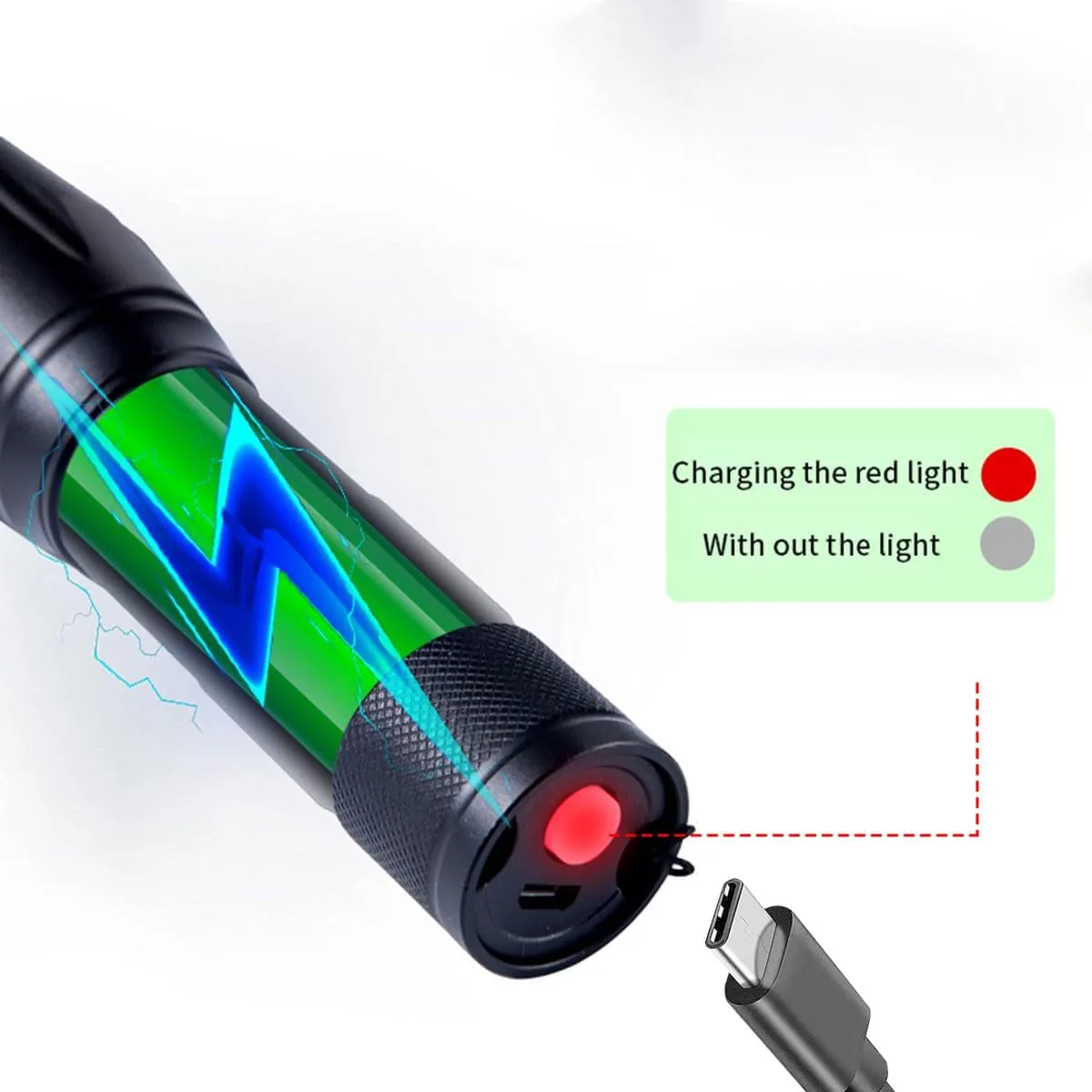 YZYOE Rechargeable Black Light UV Flashlights, Black Light Flashlight Mini,395 nm LED Flashlight， Dry Stains, Bed Bug，Detecting Banknotes,Finding Scorpions.