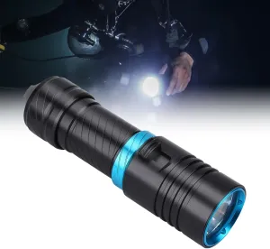 Zetiling Waterproof Diving Flashlight, LED Lighting, 850 Lumen, Compact, Black, 1 x Rechargeable Battery, Up to 50m Depth, Ideal for Diving