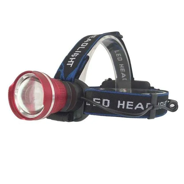 Zoom 3 Modes Headlight 2000LM XM-L T6 LED Headlamp Frontal led Flashlight Head Torch Light Lamp with Rechargeable 18650 Battery
